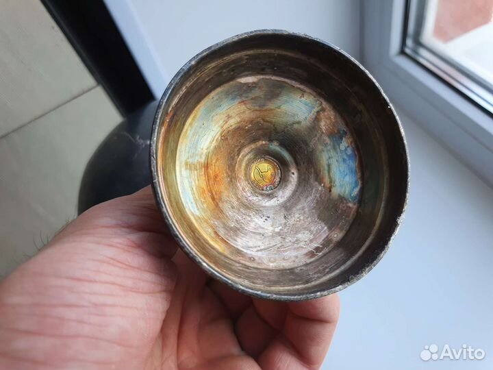 Мороженница мельхиор серебрение СССР