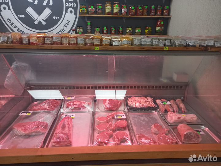 Мясной магазин, чистыми от 120к