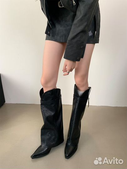 Сапоги женские трубы под заказ