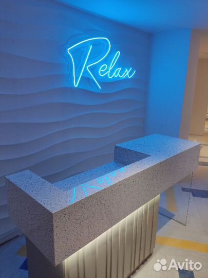 Барная стойка ресепшн из камня