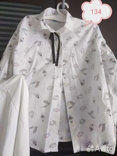 Рубашки школьные b у