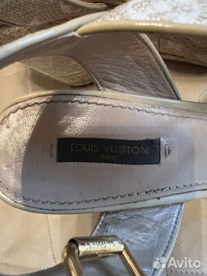 Босоножки louis vuitton, размер 38, оригинал
