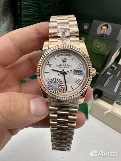 Часы rolex day date 36mm rose gold