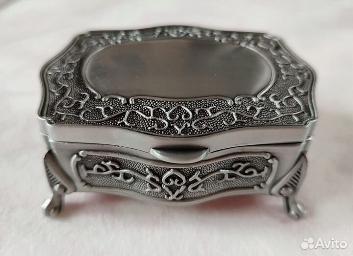 Шкатулка металл для украшений 