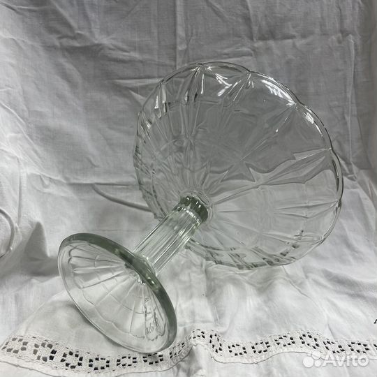 Ваза для фруктов фруктовница на ножке СССР (сзр)