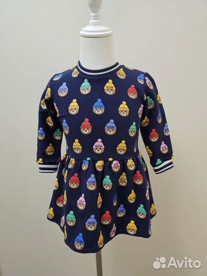 Платье теплое для девочки moschino