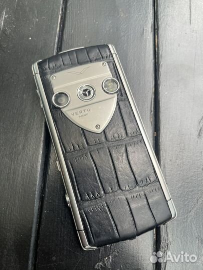 Vertu Constellation T нержавеющая сталь черная кожа аллигатора, 16 ГБ