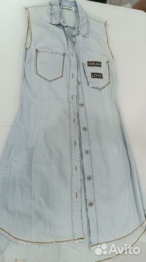 Джинсовый кардиган