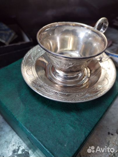 Чашка с блюдцем