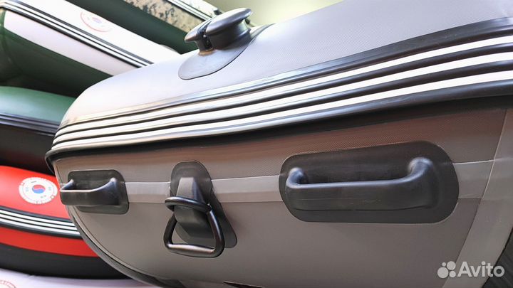 Лодка mishimo фемели PRO350(цвет серый/зеленый)