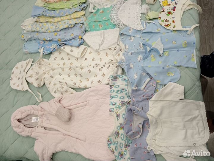 Вещи пакетов для новорожденных макс 62см