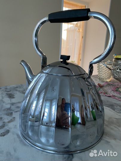 Чайник никелированный СССР