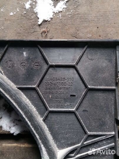 Кожух вентилятора Тигуан