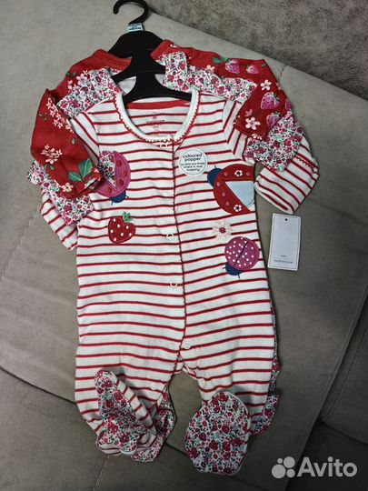 Новые слипы mothercare 56, 62, 74, 80 см