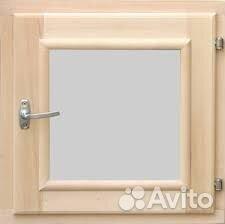 Деревянные окна в баню