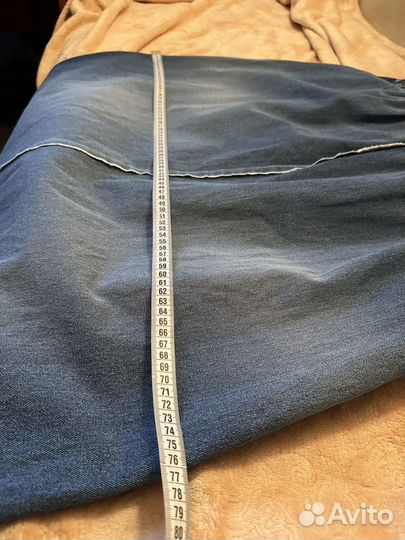 Юбка джинсовая макси