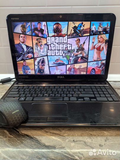 Игровой Dell core i7-8 ядер/NvidiaGT525M/SSD256