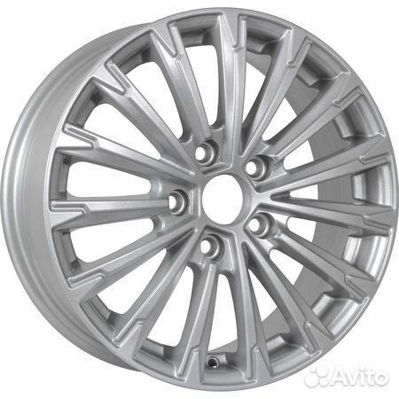 KDW KD1610 : 6.5x16 5*114.3 Et:50 Dia:66.1 Light Silver Painted