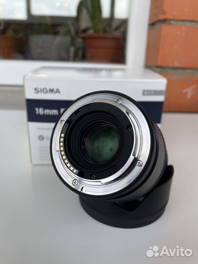 Sigma 16mm f1.4 Sony E