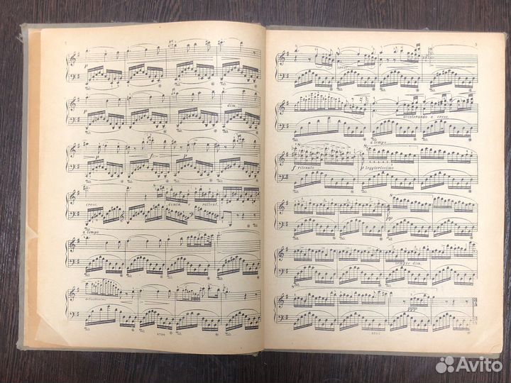 Шопен полонезы 1937 год, книга для фортепиано