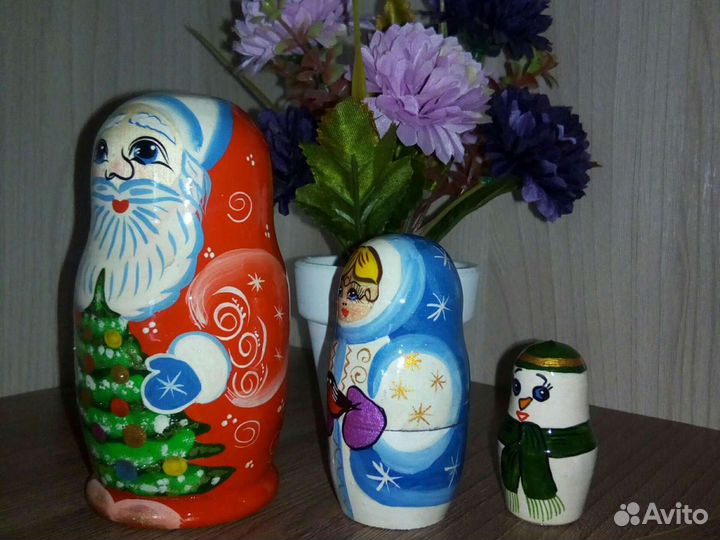 Матрешка Дед Мороз