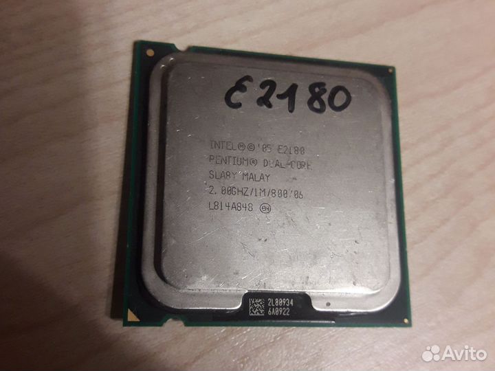 Процессор intel pentium E2180 2000Ггц socket 775