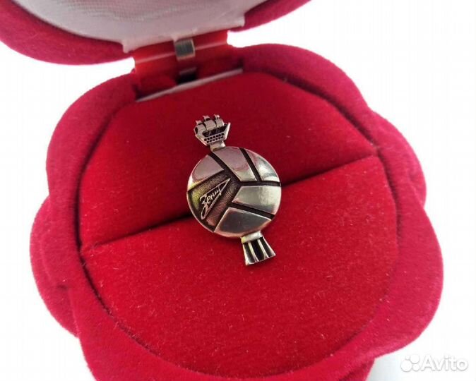 Знак, значок серебро 925. Зенит. Волейбольный клуб