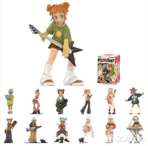 Набор из 12 фигурок Peach Riot Rise Up