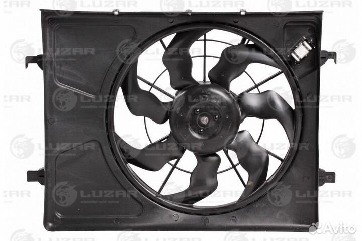 Вентилятор охлаждения с кожухом Luzar LFK 08H1