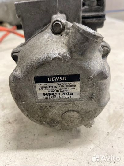 Компрессор кондиционера Toyota Prius ZVW30 2ZR-FXE