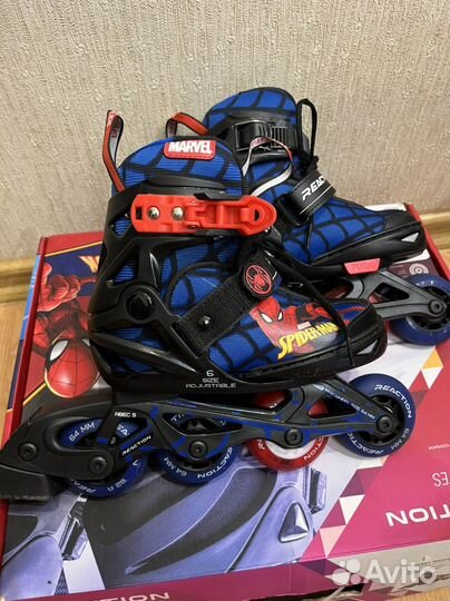 Детск раздвижные роликовые коньки Reaction Marvel