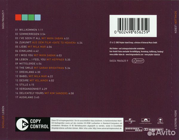 Schiller - Leben 2003