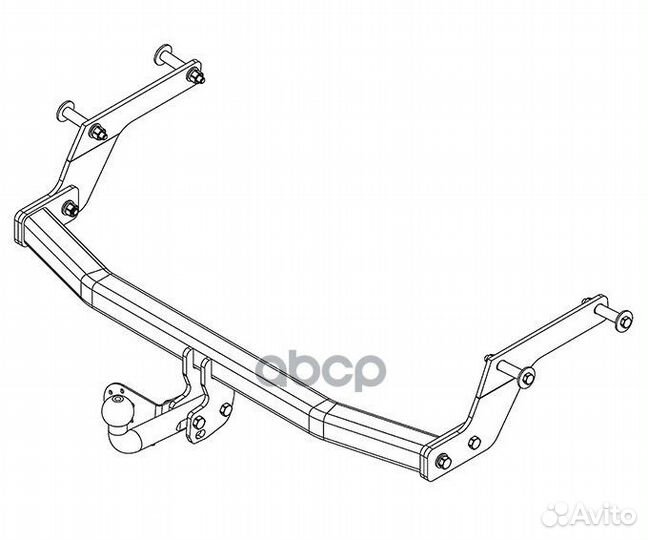 Фаркоп тип шара A Logan II s 2014- AvtoS RN 10