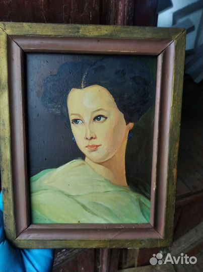 Живопись Картина Масло Портрет Женщины