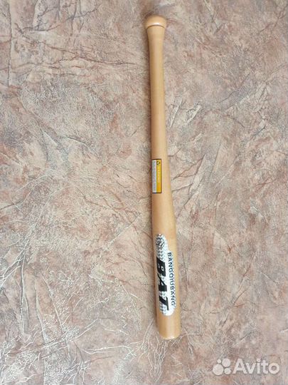 Бейсбольная бита, деревянная,новая,63см.(25
