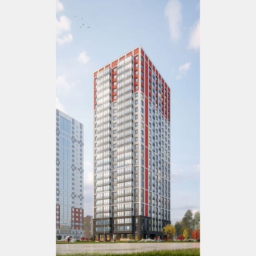 3-к. квартира, 65 м², 10/25 эт.