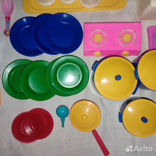 Набор игрушечкой посуды пакетом