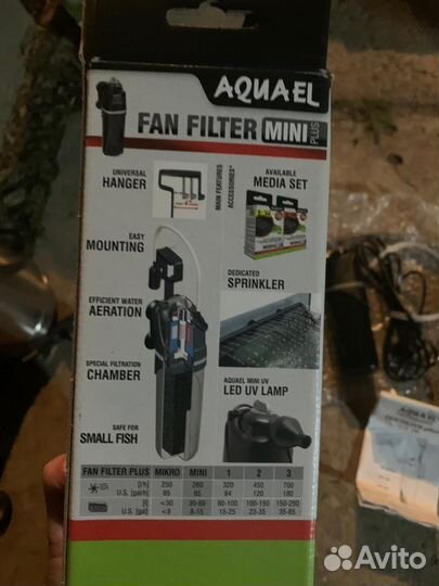 Фильтр для аквариума внутренний Aquael FAN mini pl