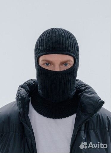Балаклава вязаная утеплённая