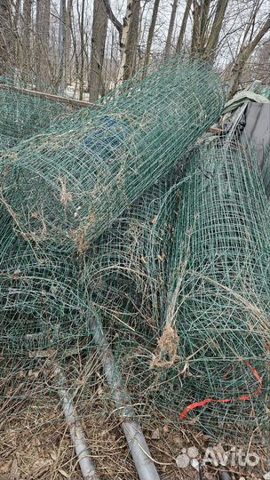 Сетка рабица для забора бу