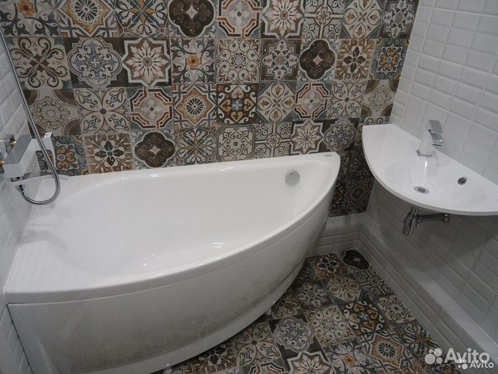 Ремонт ванных комнат под ключ. Опыт. Гарантии