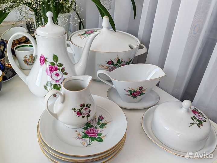 Предметы сервиза Kahla ГДР