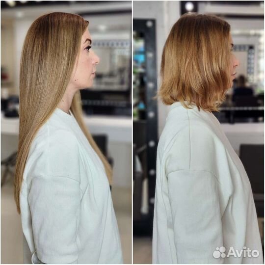 Коррекция наращённых волос