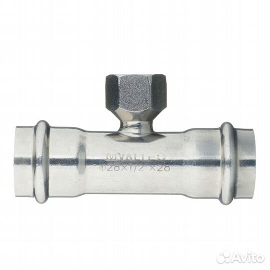 Тройник (VTi.932.I.280428) 28 мм х 1/2 вр(г) х 28