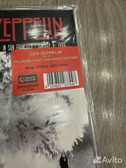 Концерты на цветном виниле Nirvana LED Zeppelin