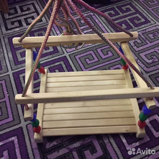 Качель деревянная