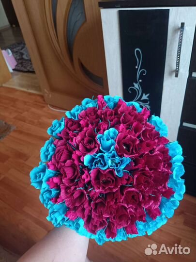 Сладкие букеты из конфет