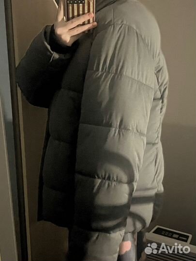 Куртка зимняя серая