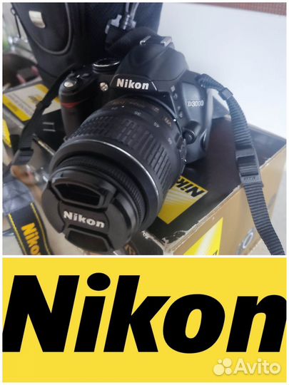 Nikon D3000 зеркалка в идеале пробег 5700 кадров