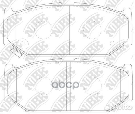 Колодки suzuki swift 1.6 2006 PN9529 NiBK